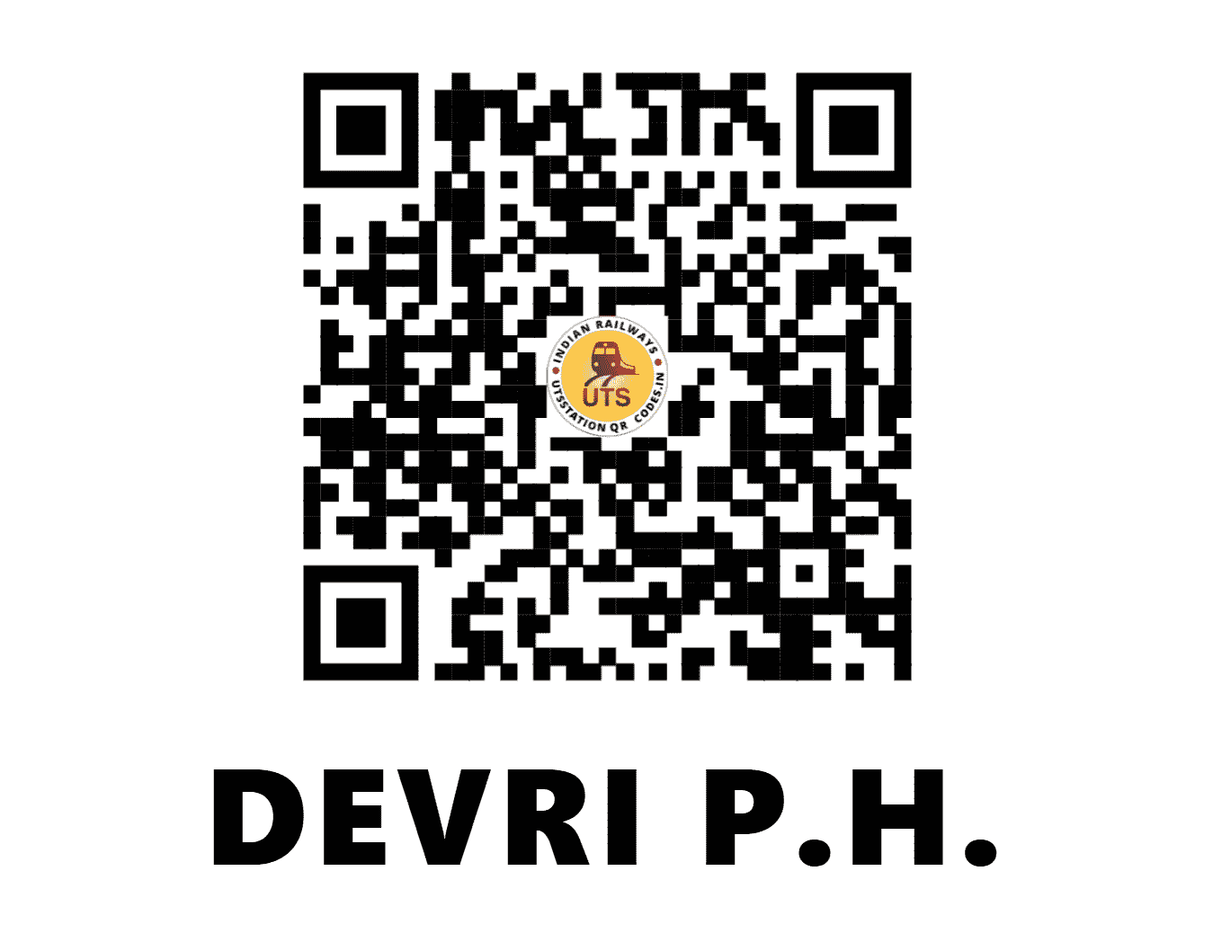 UTS QR Code for DEVRI P.H. - DRPH - SB (MADHYA PRADESH)